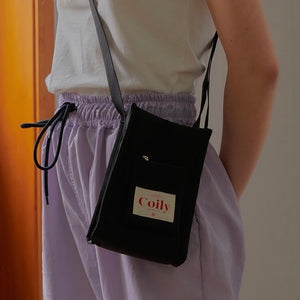 [coily] Stone Bag (Black)