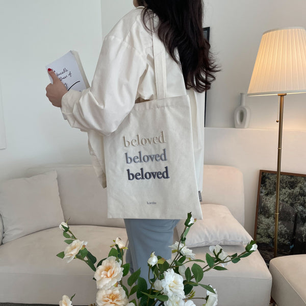 [b.write] Beloved Eco Bag (Blue)