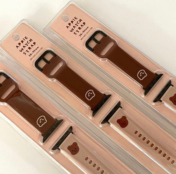 [pureureum design] Cupid Bear Apple Watch Silicon Strap