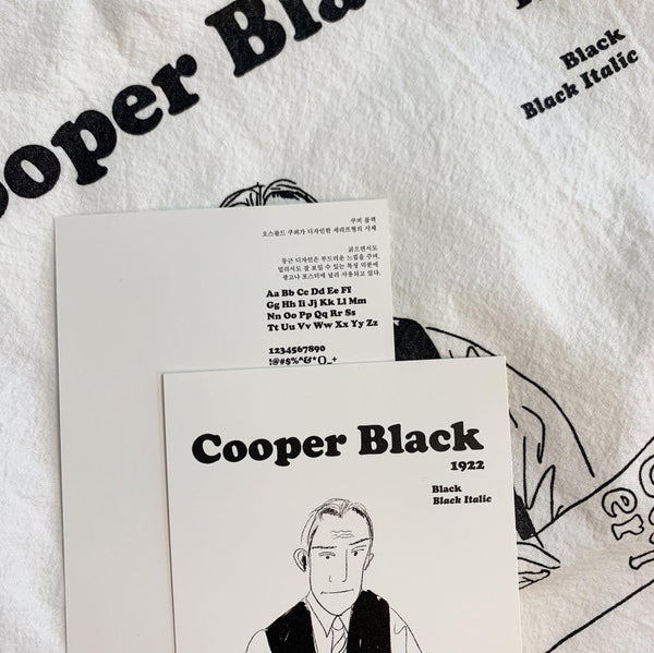 [On Your Mind] Cooper Black Cotton Bag