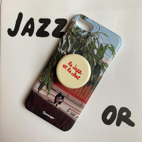 [JAZZ OR NOT] JAZZ & CAT Grip Tok (IVORY type.)