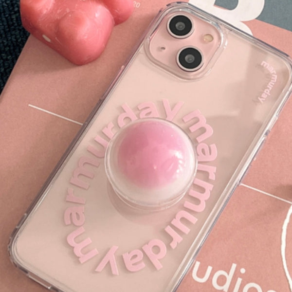 [marmurday] Logo Jelly Hard Case