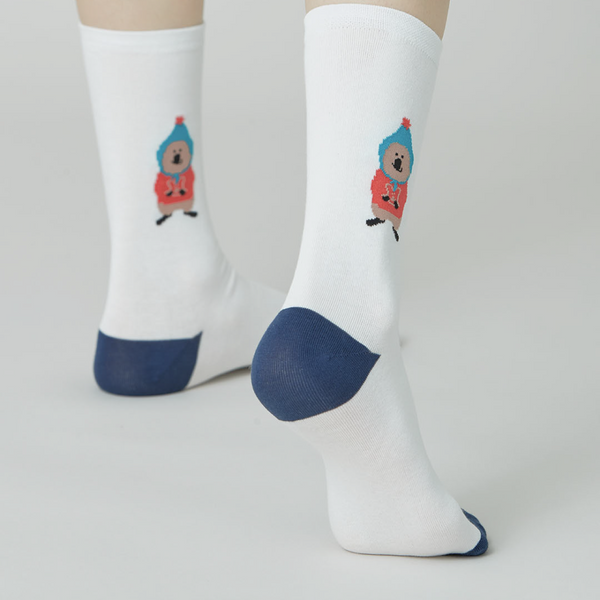 [Dinotaeng] Quokka Trio :: Gatty Single Socks