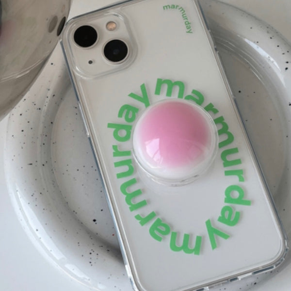 [marmurday] Logo Jelly Hard Case