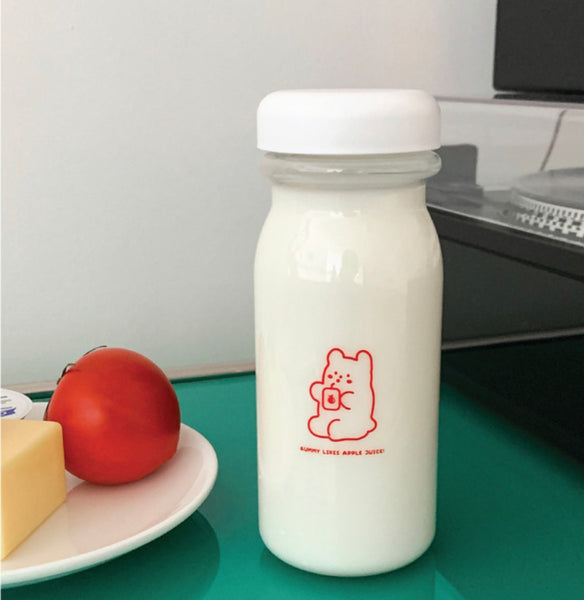 [THENINEMALL] Apple Juice Gummy Milk Bottle 480ml