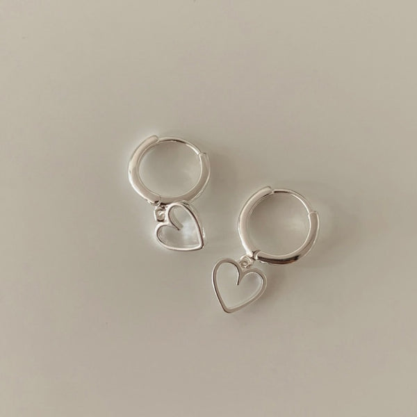 [DUNGEUREON] Lune Heart One Touch Earrings