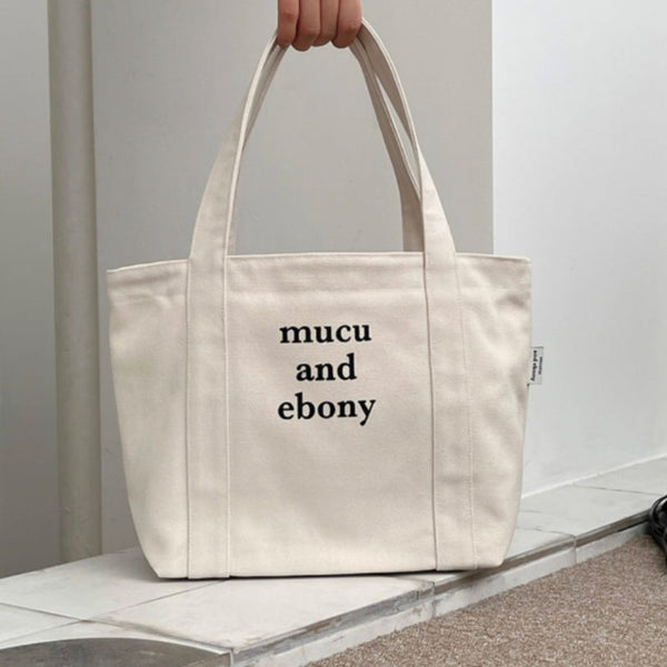 [mucu and ebony] Neat Bag (Ivory)