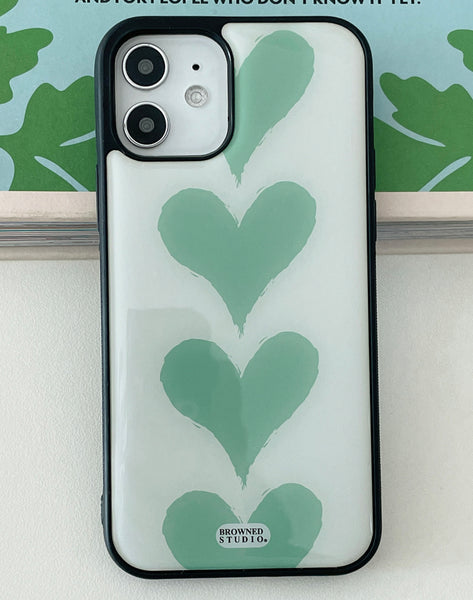 [Browned] Sweet Green Epoxy Phone Case