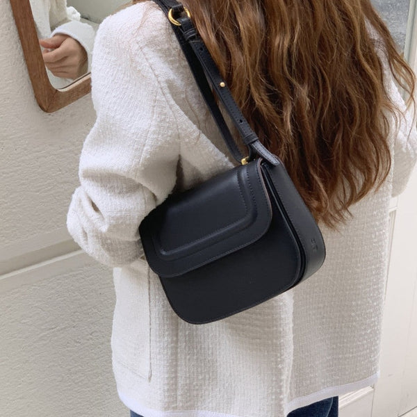 [Forimyme] Arc Cowhide Shoulder Bag