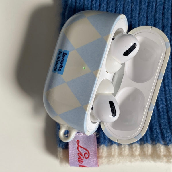 [midmaly] Lemon Argyle Airpods Case