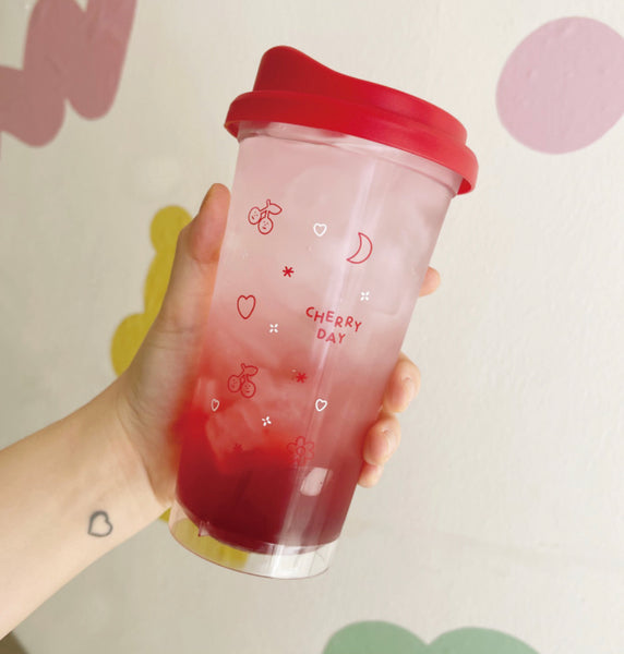 [malling booth] Cherry Day Tumbler 473ml