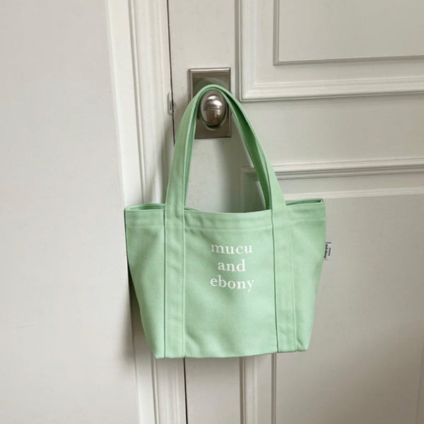 [mucu and ebony] Neat Bag (Mint)