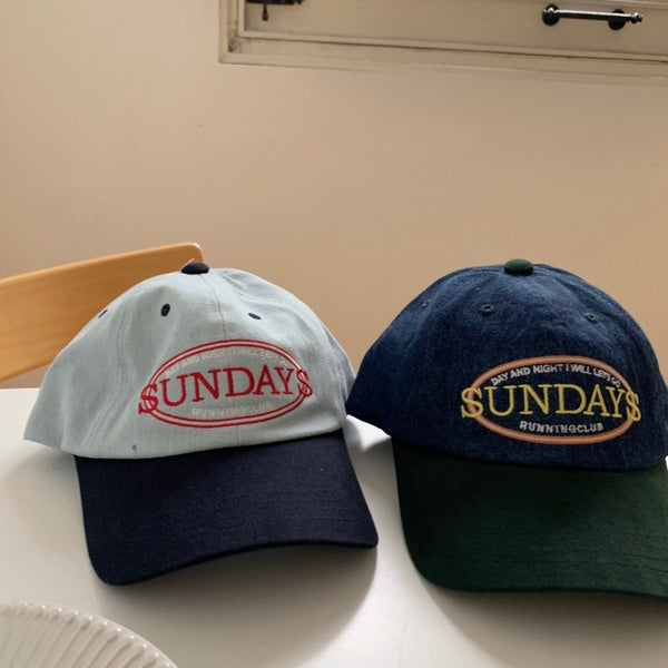 [Forimyme] SUNDAY Vintage Ball Cap