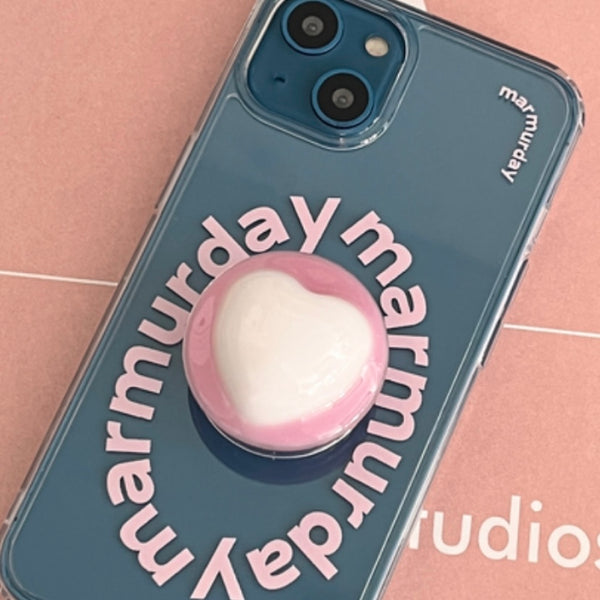 [marmurday] Logo Jelly Hard Case