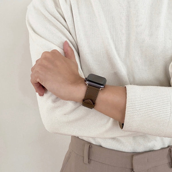 [LE SANS] EPSOM Leather Apple Watch Strap