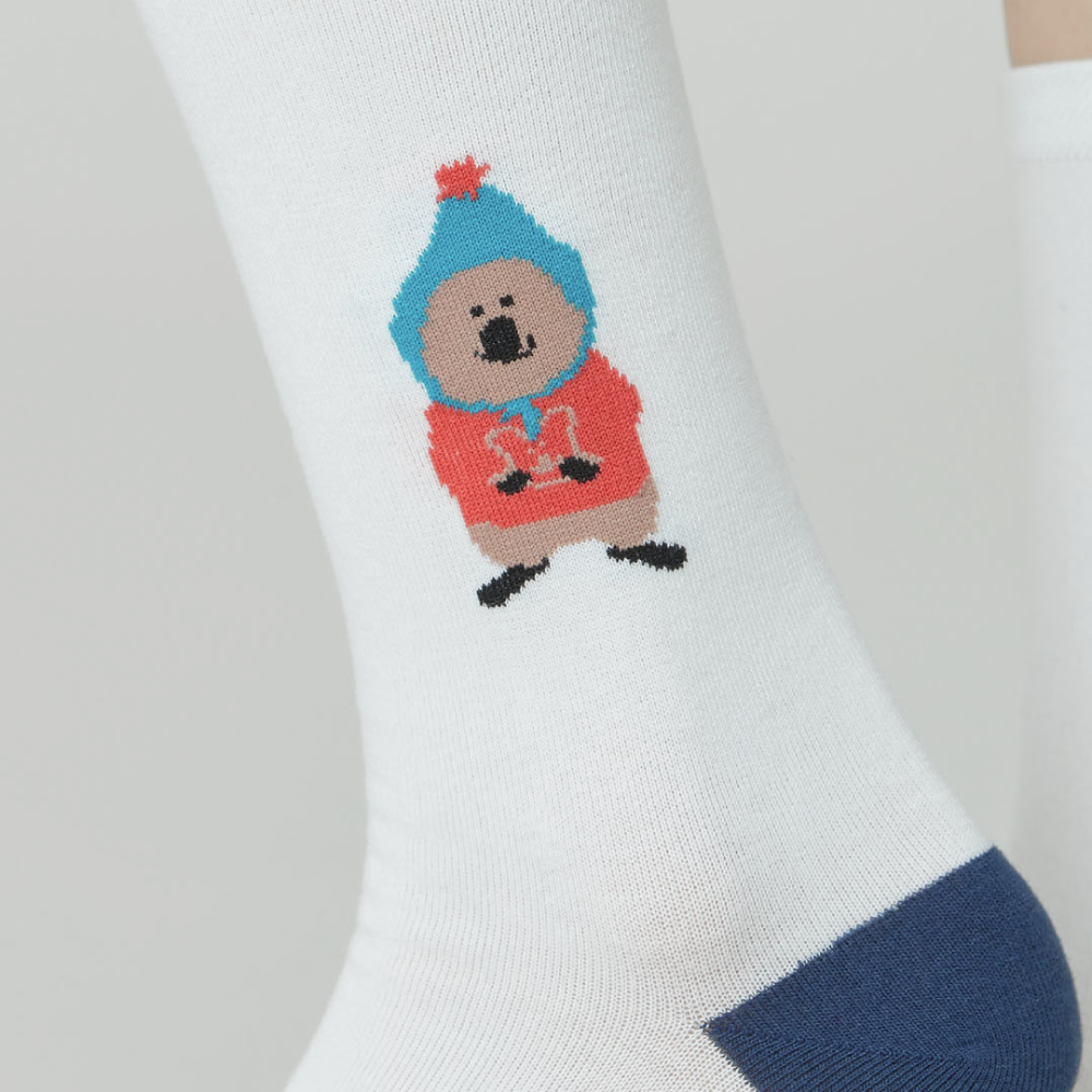 [Dinotaeng] Quokka Trio :: Gatty Single Socks