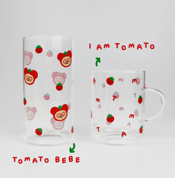 [TETEUM] TOMATO GLASS CUP