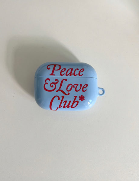 [collagevacance] Peace&Love*Club Airpods Case (2type)