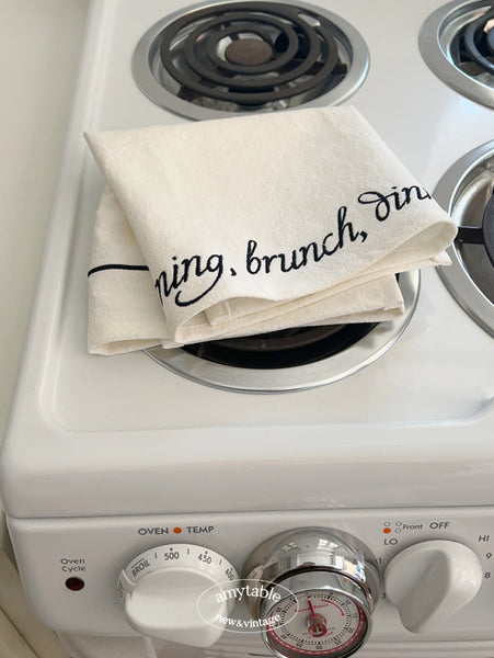 [amytable] Morning, Brunch, Dinner Fabric Mat