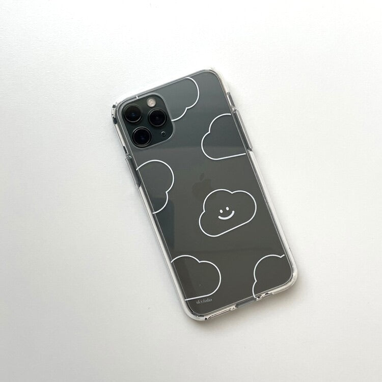 [skyfolio] Cloud Line Phonecase (Jelly Hard)