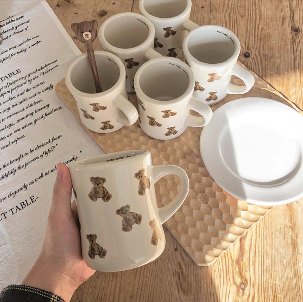 [Bracket Table] Teddy Bear Mug 350ml