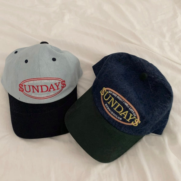 [Forimyme] SUNDAY Vintage Ball Cap