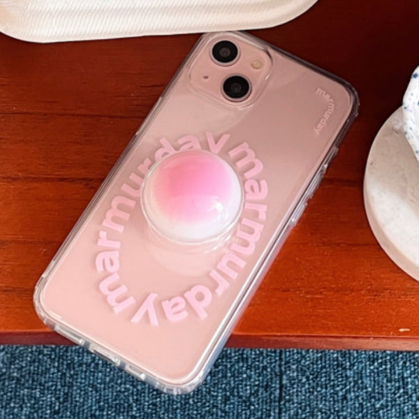 [marmurday] Logo Jelly Hard Case