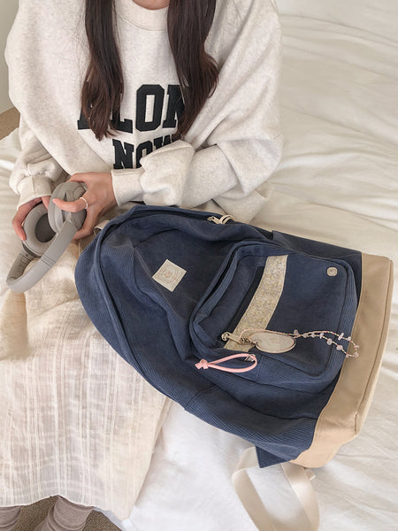 [ovuni] BON VOYAGE BACKPACK - VINTAGE NAVY