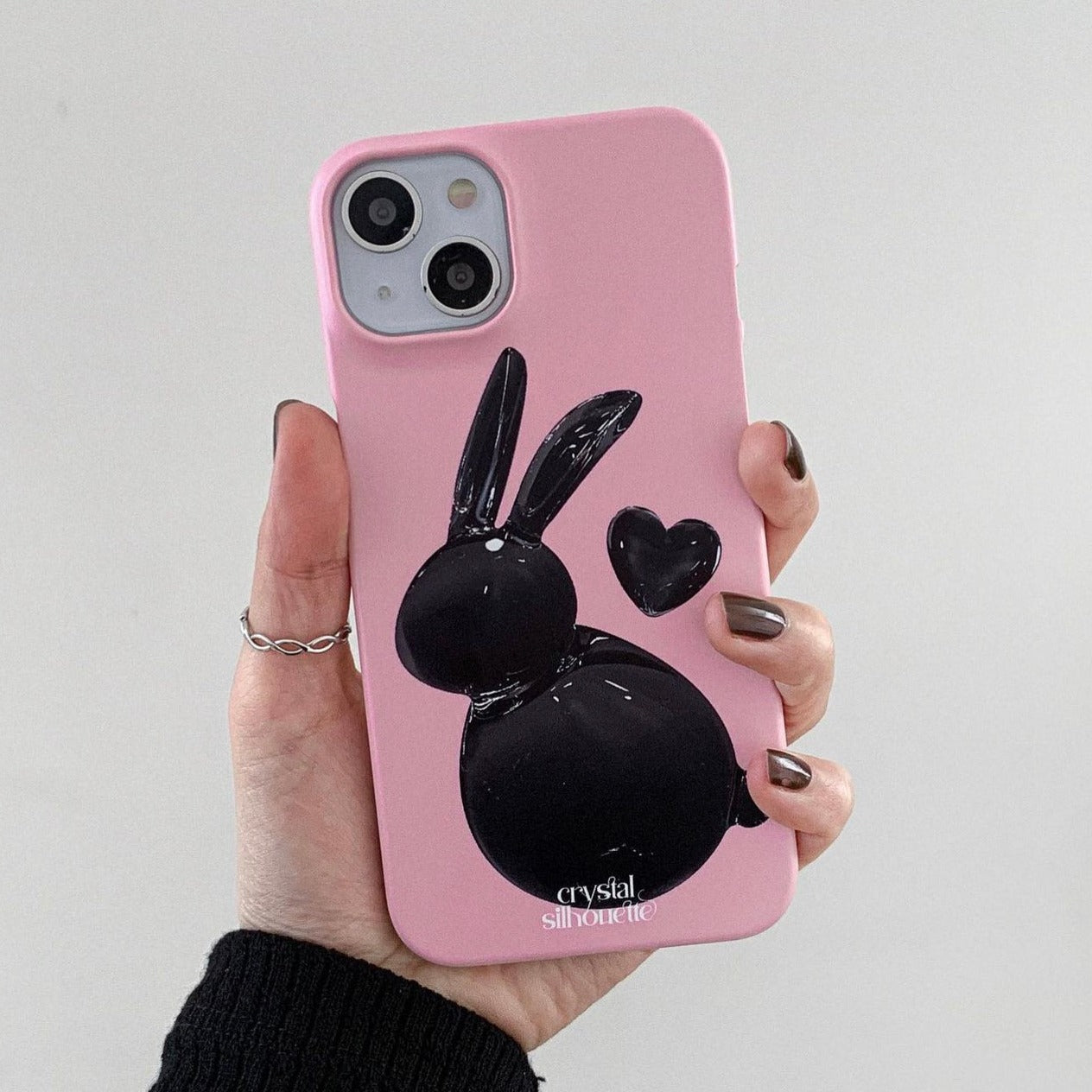 [Mademoment] Heart Rabbit Design Phone Case