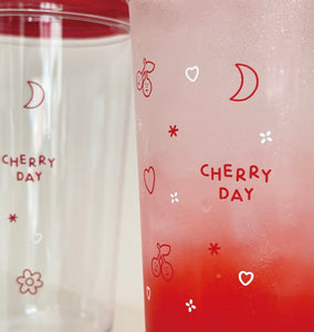 [malling booth] Cherry Day Tumbler 473ml