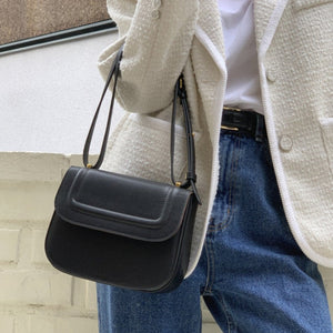 [Forimyme] Arc Cowhide Shoulder Bag