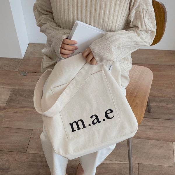 [mucu and ebony] m.a.e Logo Bag