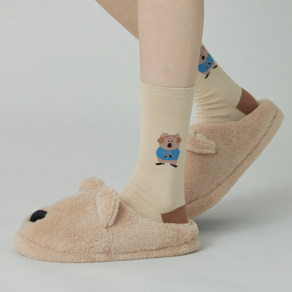 [Dinotaeng] Quokka Trio :: Fatty Single Socks