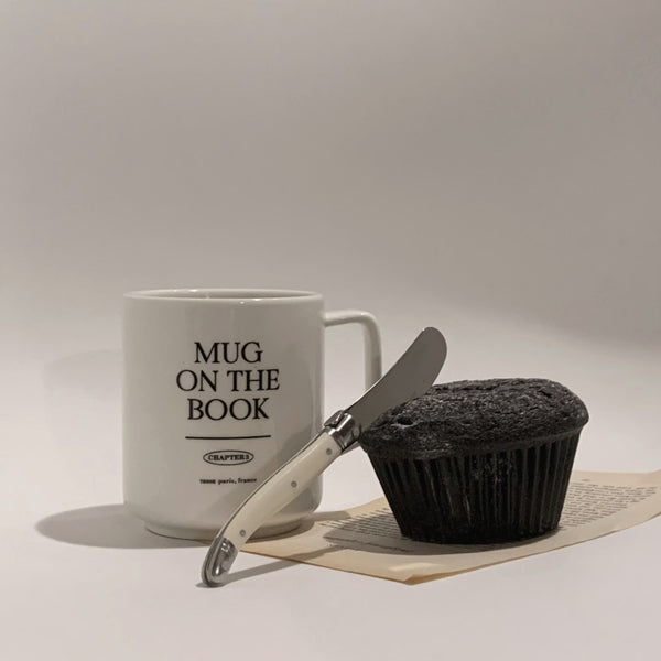 [LITTLE COTTAGE] 'MUG ON THE BOOK' MUG CUP