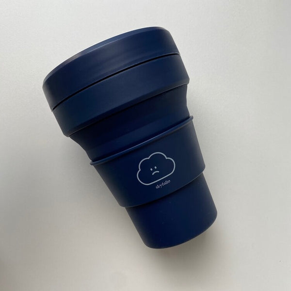 [skyfolio] Folding Silicone Tumbler 473ml