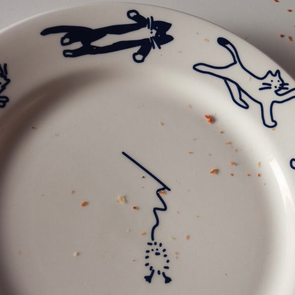 [hozumi] Cats Plate