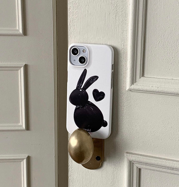 [Mademoment] Heart Rabbit Design Phone Case