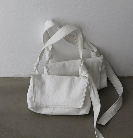 [Brookly] Knot Bag (Wide) Off white