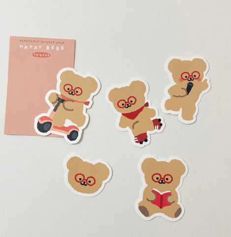 [TETEUM] HAPPY BEBE STICKER PACK