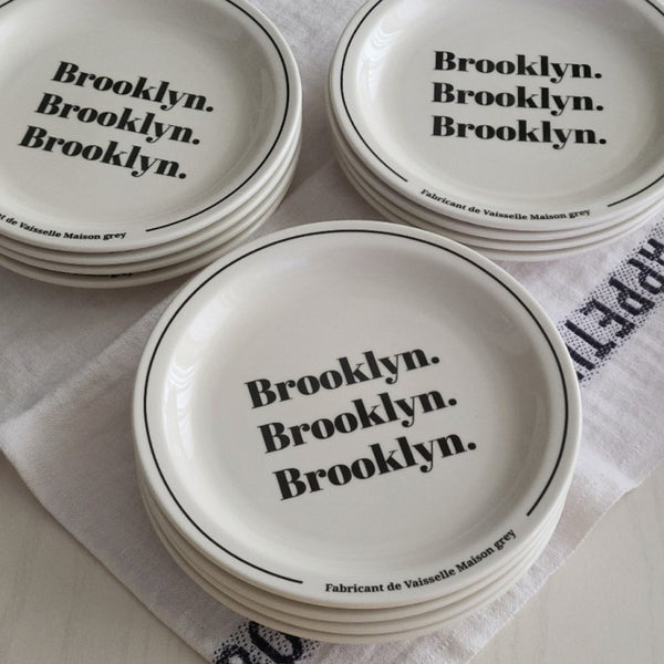 [Maison grey] Brooklyn Plate (18cm)