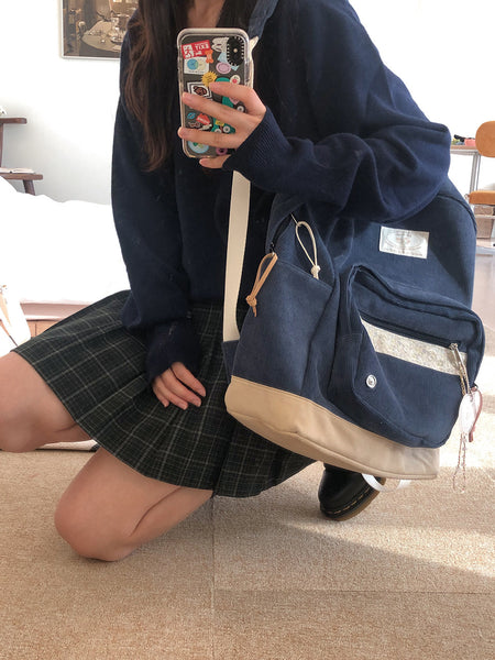 [ovuni] BON VOYAGE BACKPACK - VINTAGE NAVY