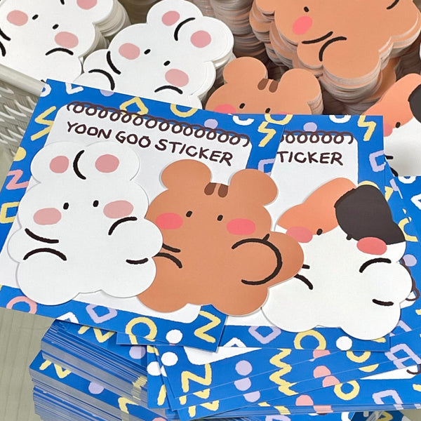 [YOON GOO] Removable Sticker Pack