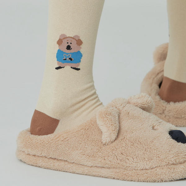 [Dinotaeng] Quokka Trio :: Fatty Single Socks