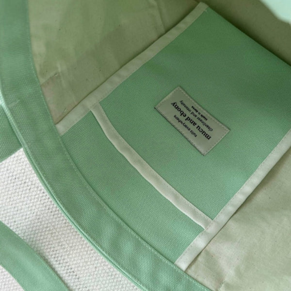 [mucu and ebony] Neat Bag (Mint)