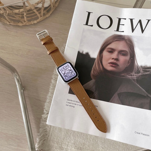 [LE SANS] EPSOM Leather Apple Watch Strap