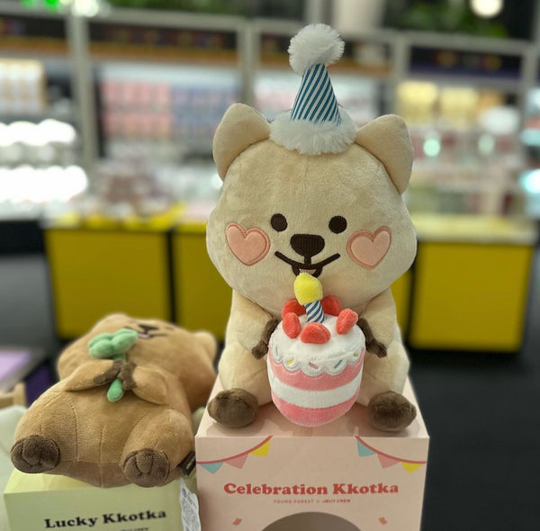 [YOUNG FOREST] Happy Birthday Quokka Plush Doll