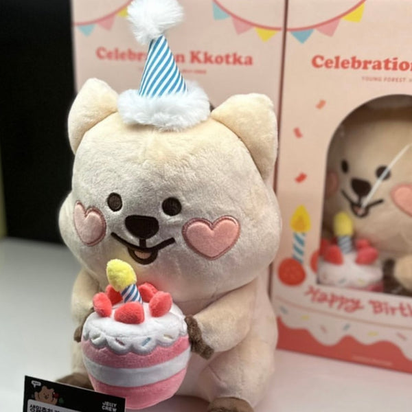 [YOUNG FOREST] Happy Birthday Quokka Plush Doll