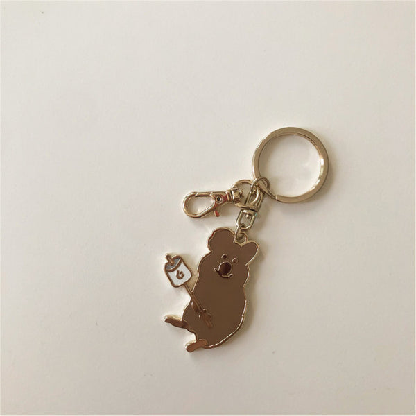 [Dinotaeng] S`more Quokka Keyring