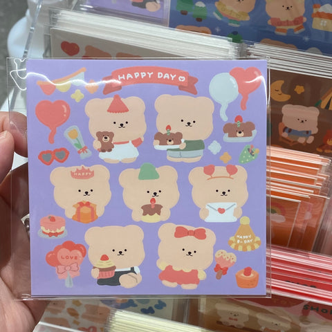 [BAMTOREE] Happy Day Sticker