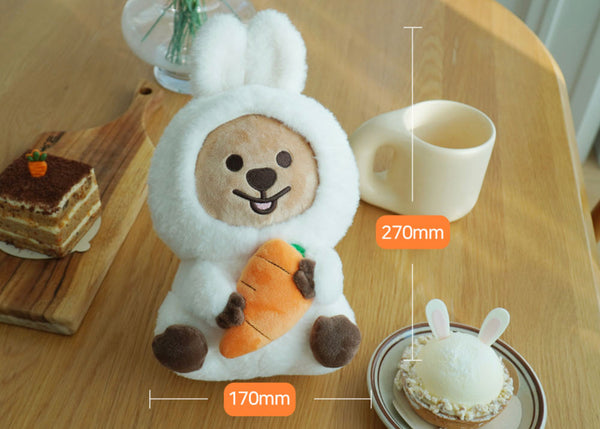 [YOUNG FOREST] Carrot Quokka Plush Doll